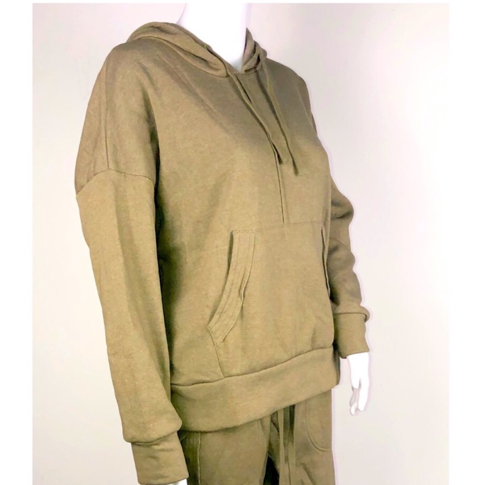 FP Movement Sweat It Out Army Green Hoodie - Picture 9 of 10